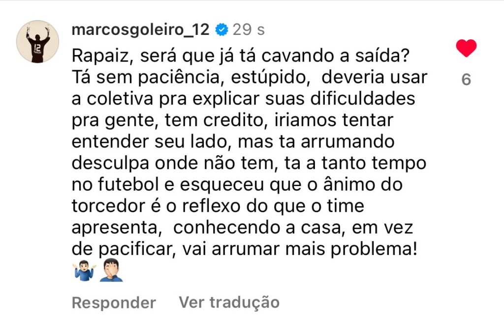 GnU0UwIW0AABNLg-1-1024x674 Marcos, ex-goleiro do Palmeiras, critica time após empate